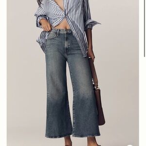 MOTHER Denim Flare Jeans in Classic Blue